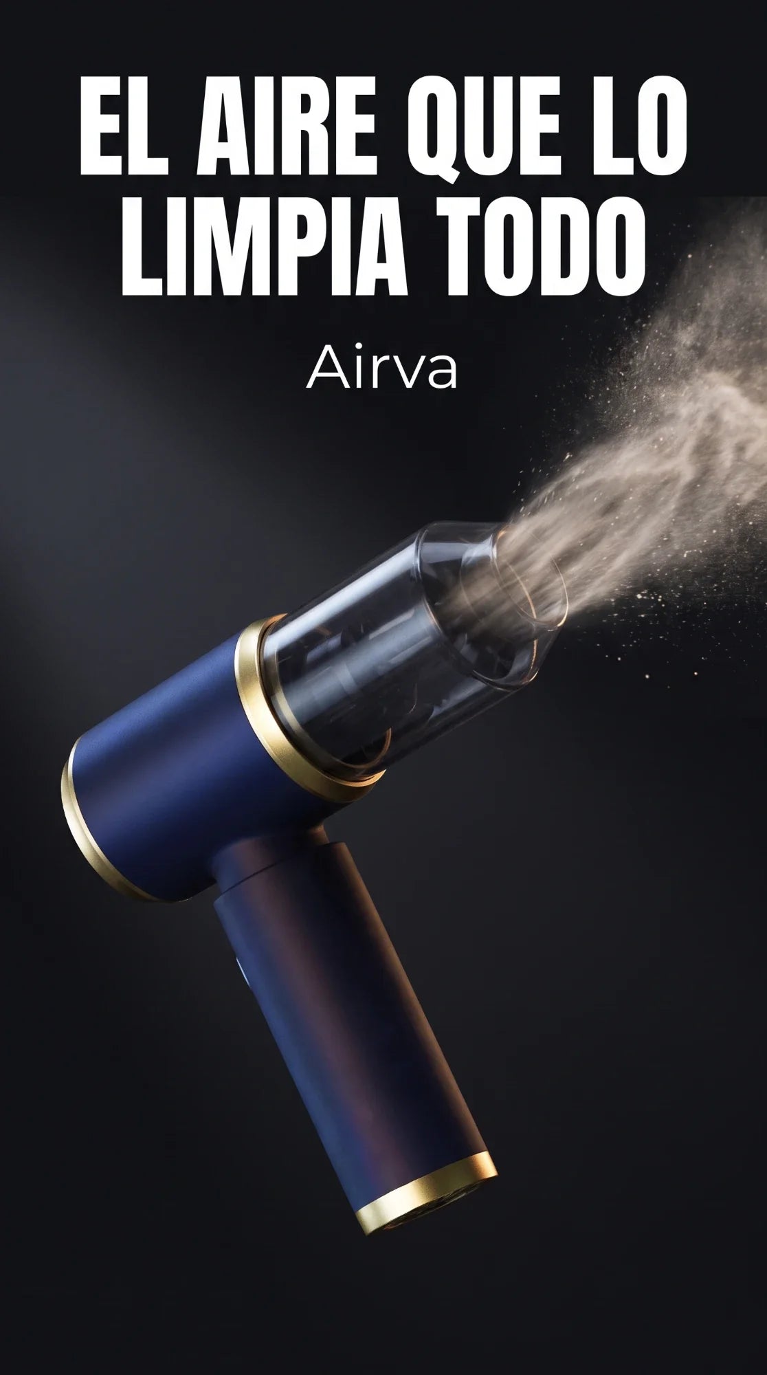 Anuncio QEVUNIA AIRVA: el aire que lo limpia todo